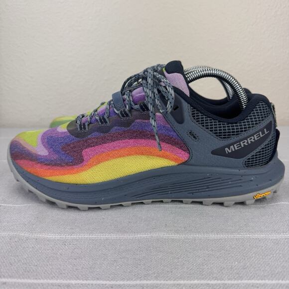 Merrell Nova 3 Trail Running Shoe Lace Up Sneaker Rainbow Multicolor M 8.5/W 10 main image 6